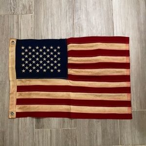 Antiqued American Flag